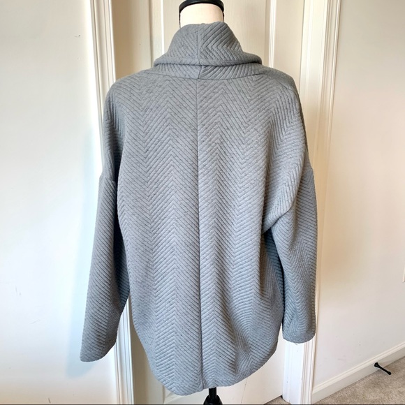 FABLETICS Vanessa Quilted Chevron Shawl Collar Open Cardigan—SZ. XS - Picture 8 of 16